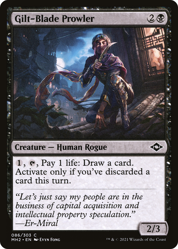 Image of Gilt-Blade Prowler (MH2-086) - Modern Horizons 2