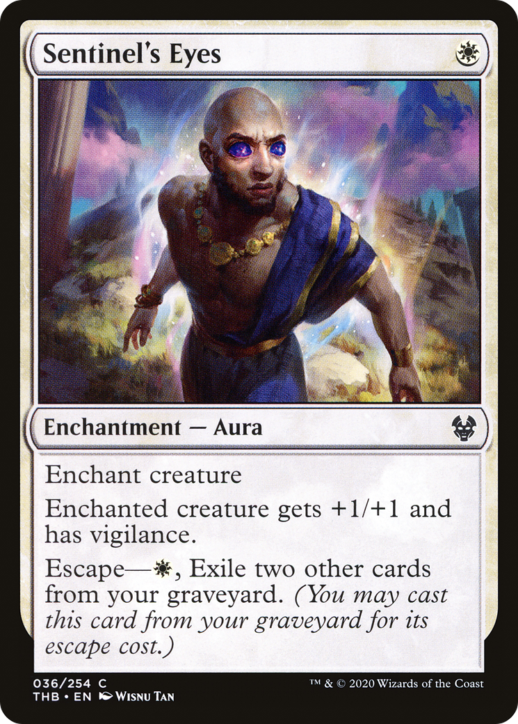 Image of Sentinel's Eyes (THB-036) - Theros Beyond Death Foil