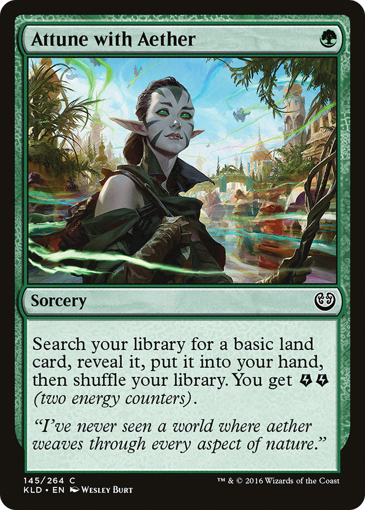 Image of Attune with Aether (KLD-145) - Kaladesh