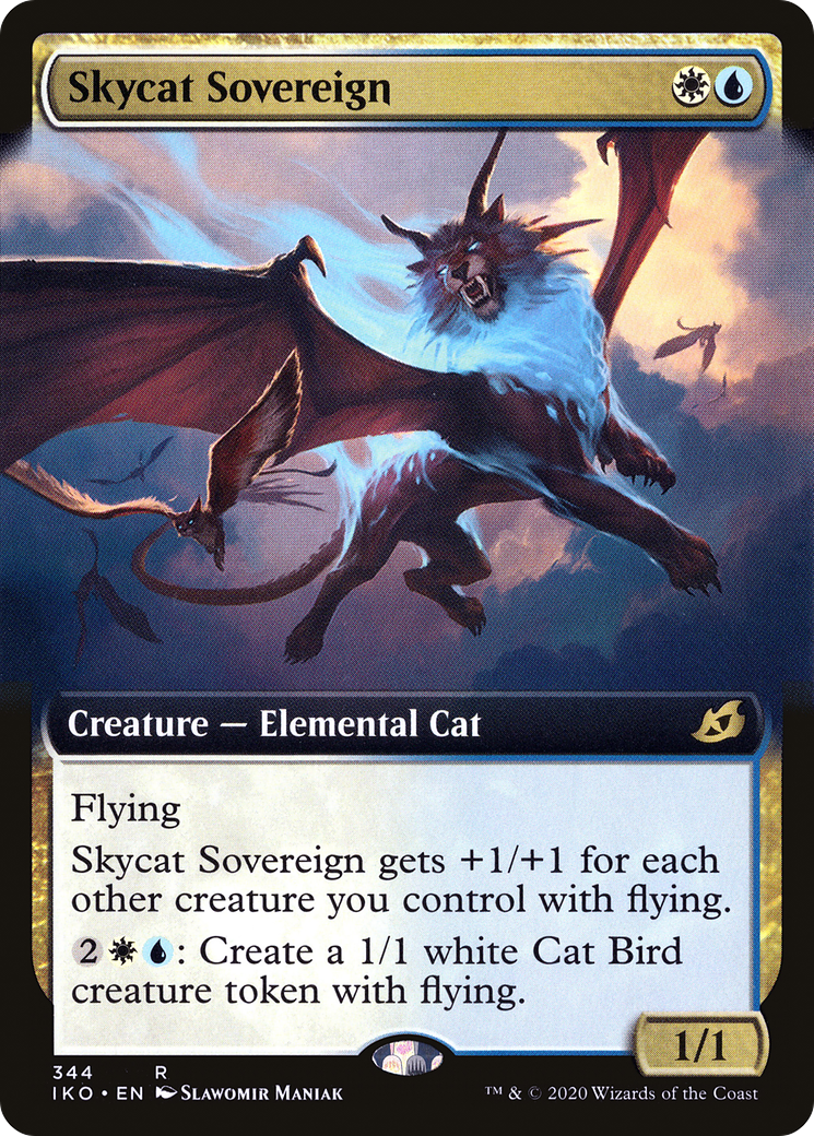 Image of Skycat Sovereign (Extended Art) (IKO-344) - Ikoria: Lair of Behemoths: (Extended Art) Foil