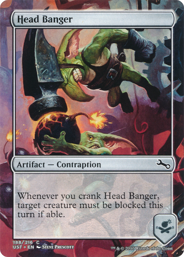 Image of Head Banger (UST-188) - Unstable (Borderless) Foil