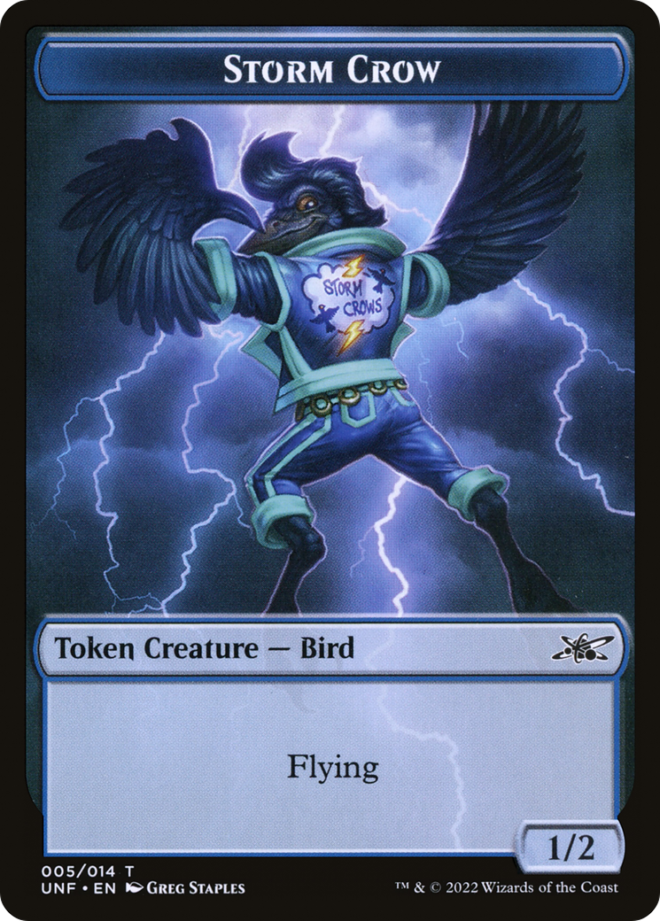 Image of Storm Crow Token (UNF-005) - Unfinity Tokens