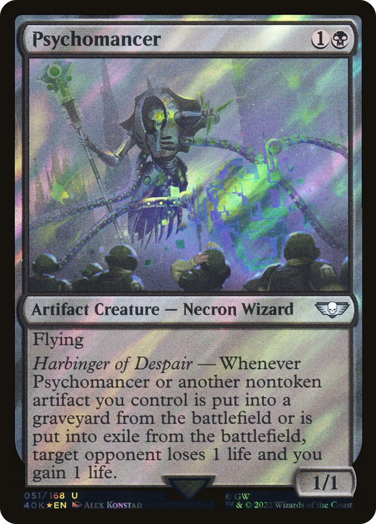 Image of Psychomancer (Surge Foil) (40K-051) - Warhammer 40,000 Commander Foil