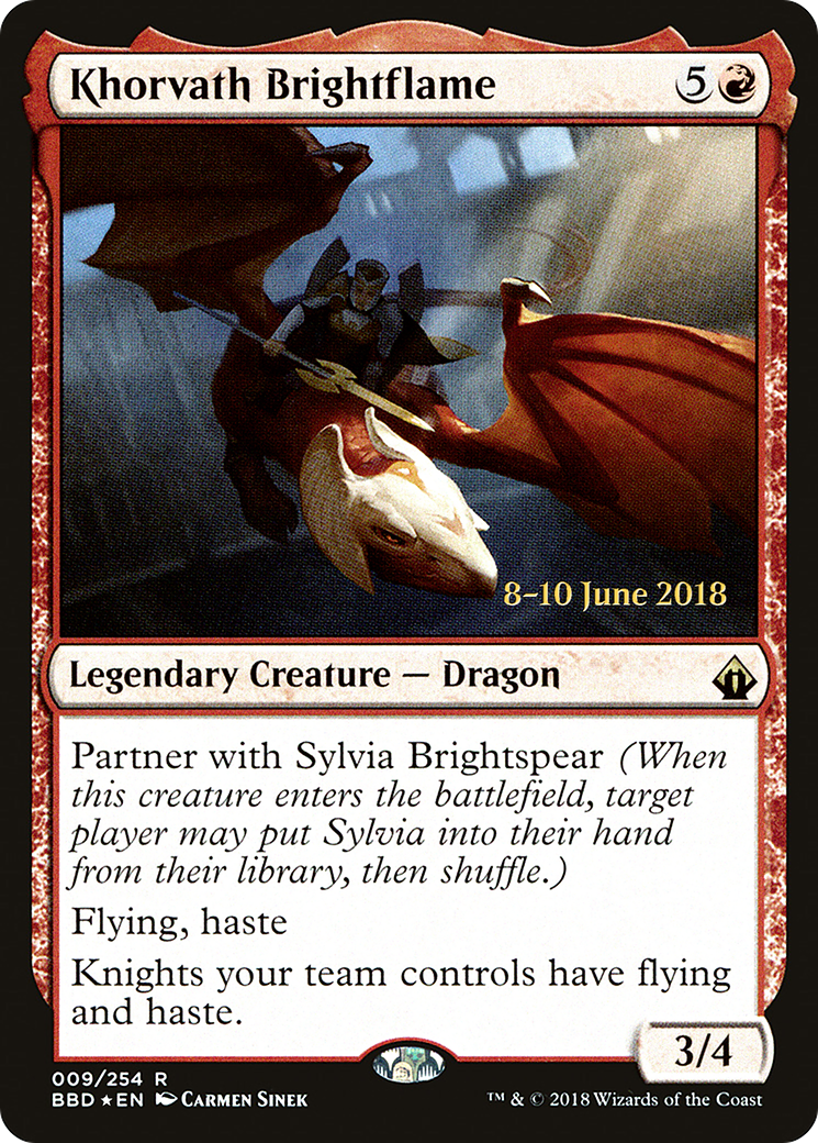 Image of Khorvath Brightflame (LARP-009) - Battlebond Promos Foil