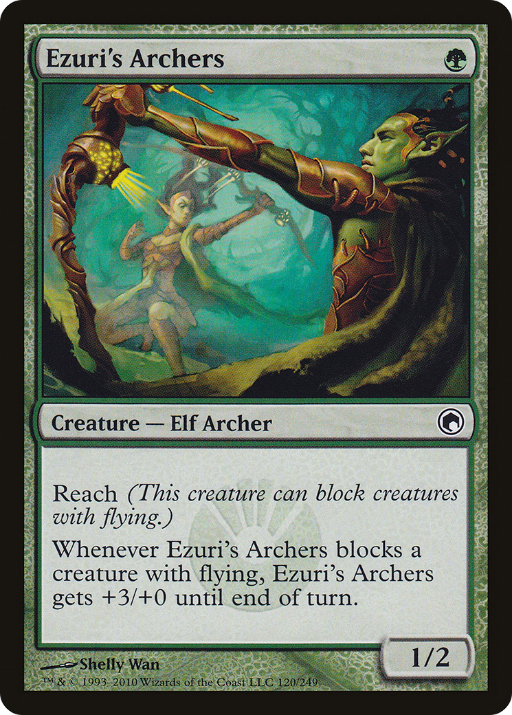 Image of Ezuri's Archers (SOM-120) - Scars of Mirrodin Foil