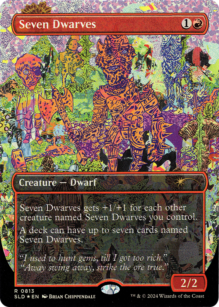 Image of Seven Dwarves (SLD-813) - Secret Lair Drop (Borderless) Foil