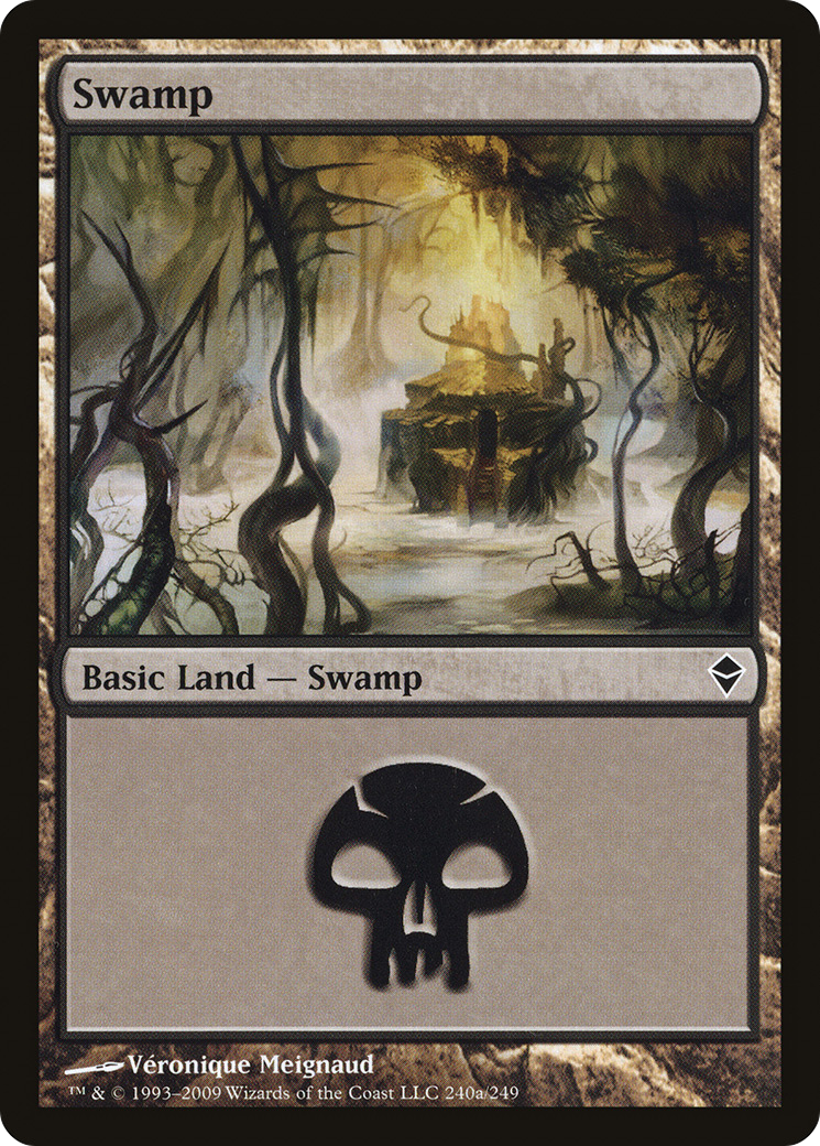 Image of Swamp (240a) (ZEN-240A) - Zendikar