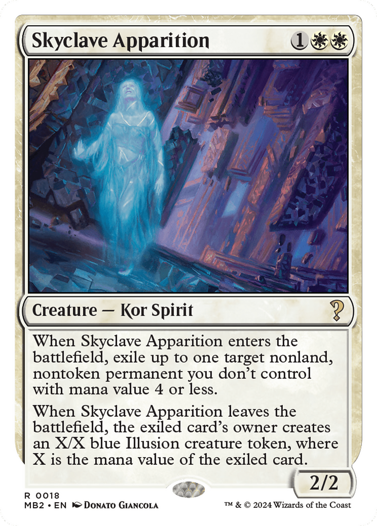 Image of Skyclave Apparition (White Border) (MB2-018) - Mystery Booster 2