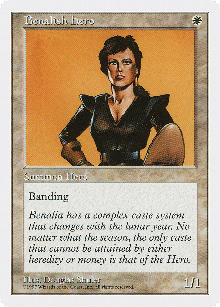 Image of Benalish Hero (5ED-) - Fifth Edition