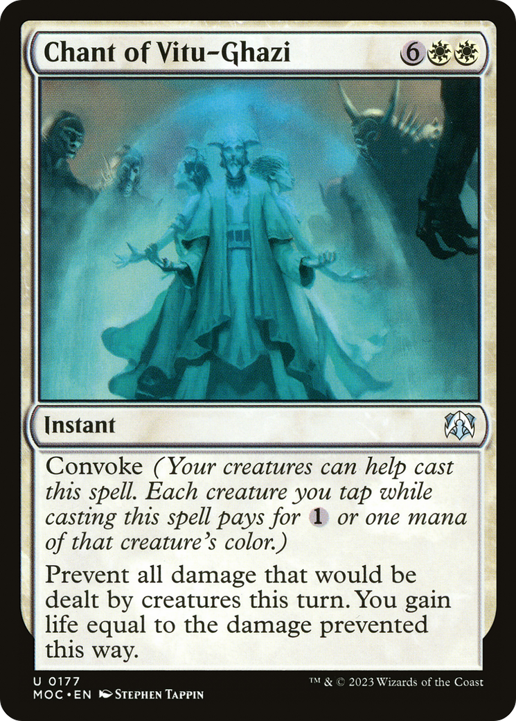 Image of Chant of Vitu-Ghazi (MOC-177) - March of the Machine Commander
