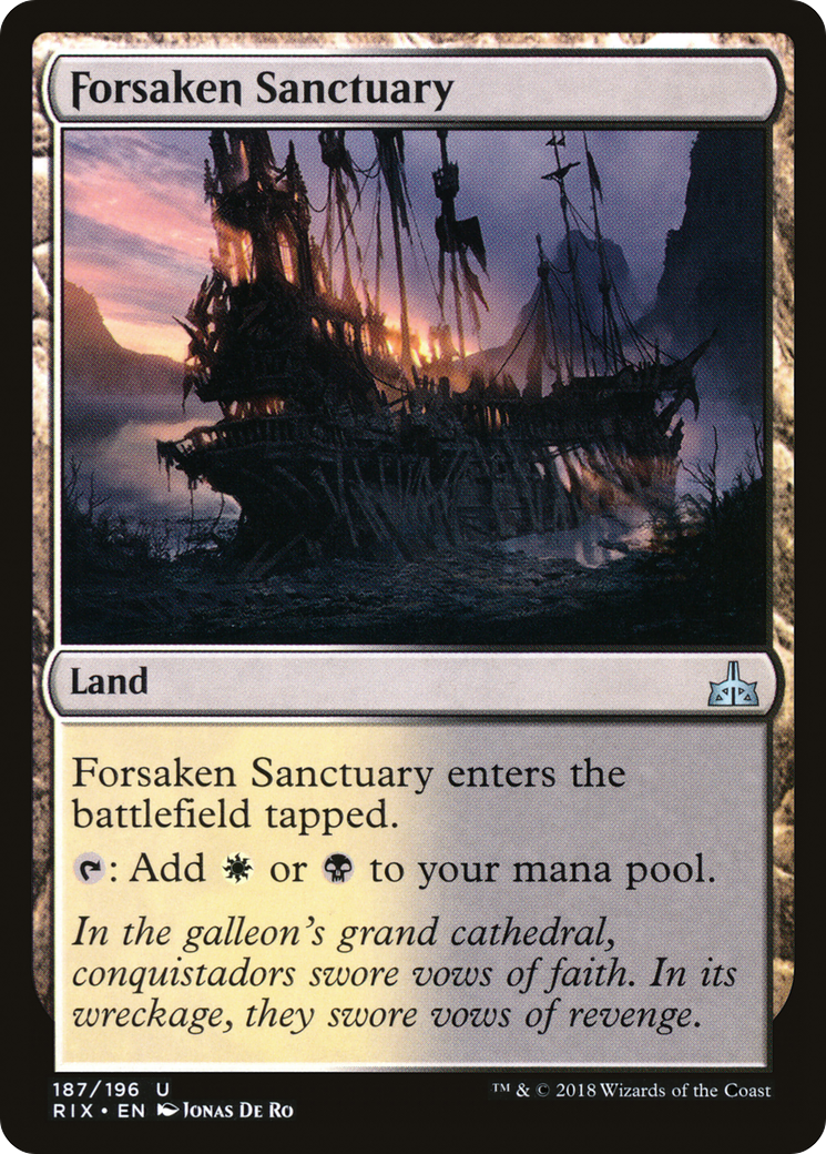 Image of Forsaken Sanctuary (RIX-187) - Rivals of Ixalan