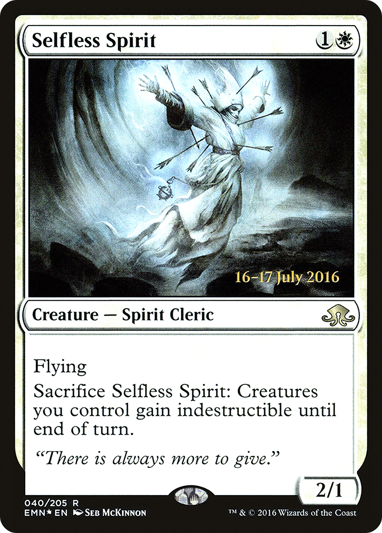 Image of Selfless Spirit (PRE-040) - Eldritch Moon Promos Foil