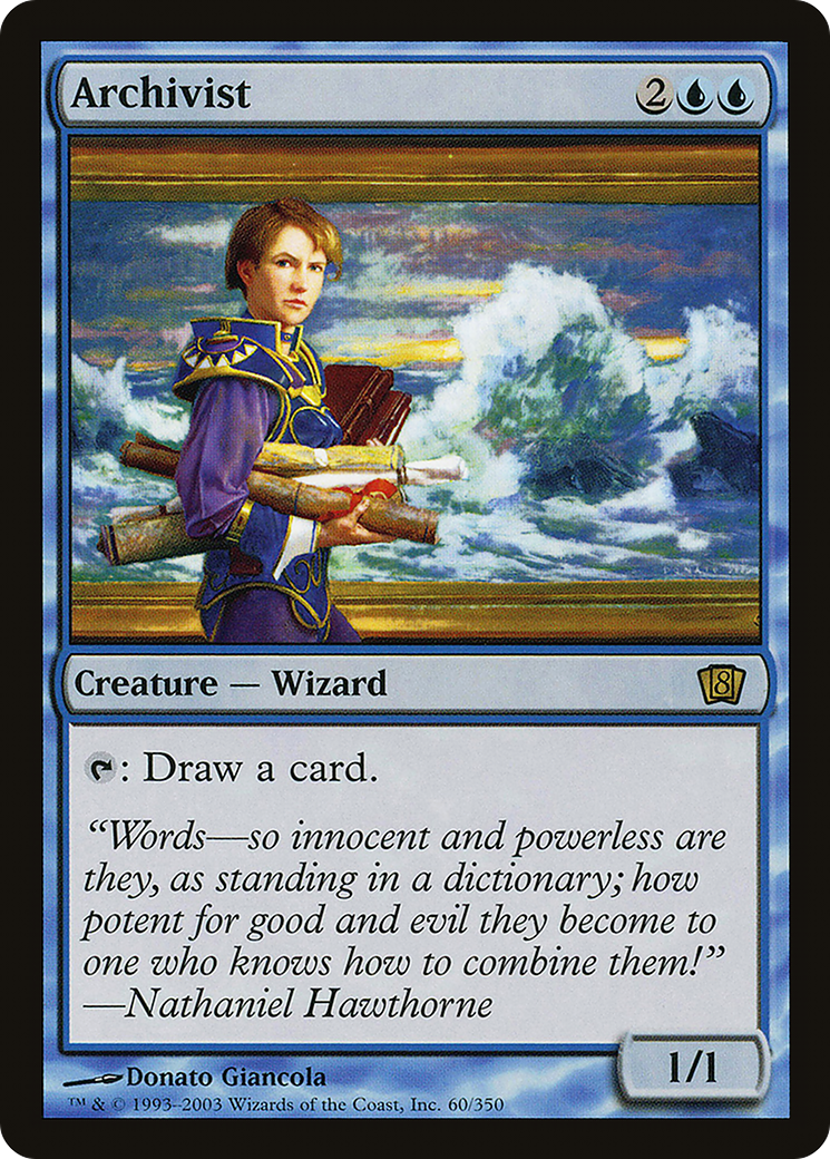 Image of Archivist (8ED-060) - 8th Edition Foil