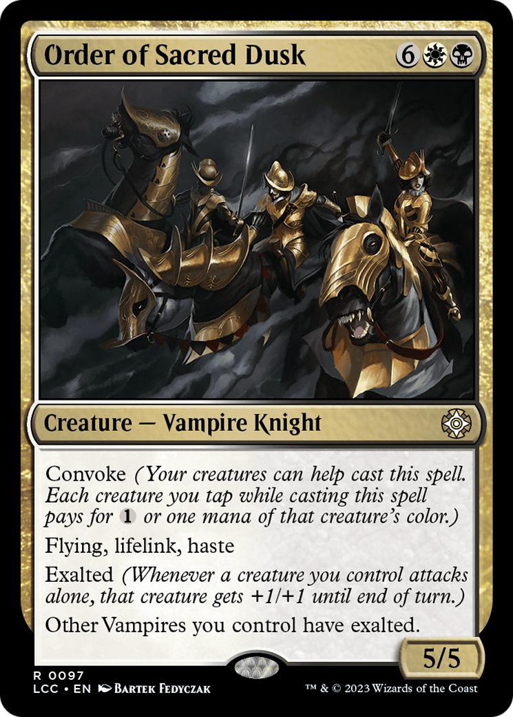 Image of Order of Sacred Dusk (LCC-097) - The Lost Caverns of Ixalan Commander