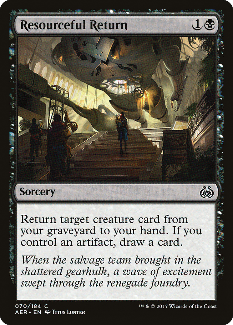 Image of Resourceful Return (AER-070) - Aether Revolt