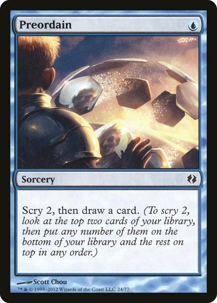 Image of Preordain (DDI-024) - Duel Decks: Venser vs. Koth