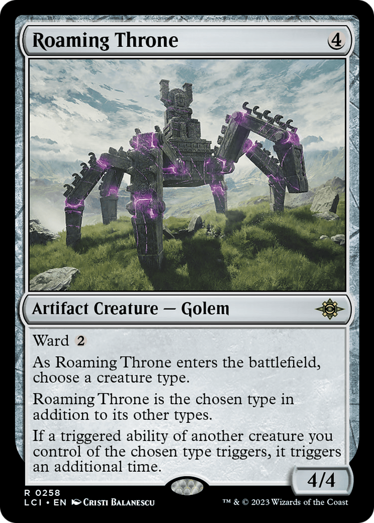 Image of Roaming Throne (LCI-258) - The Lost Caverns of Ixalan Foil