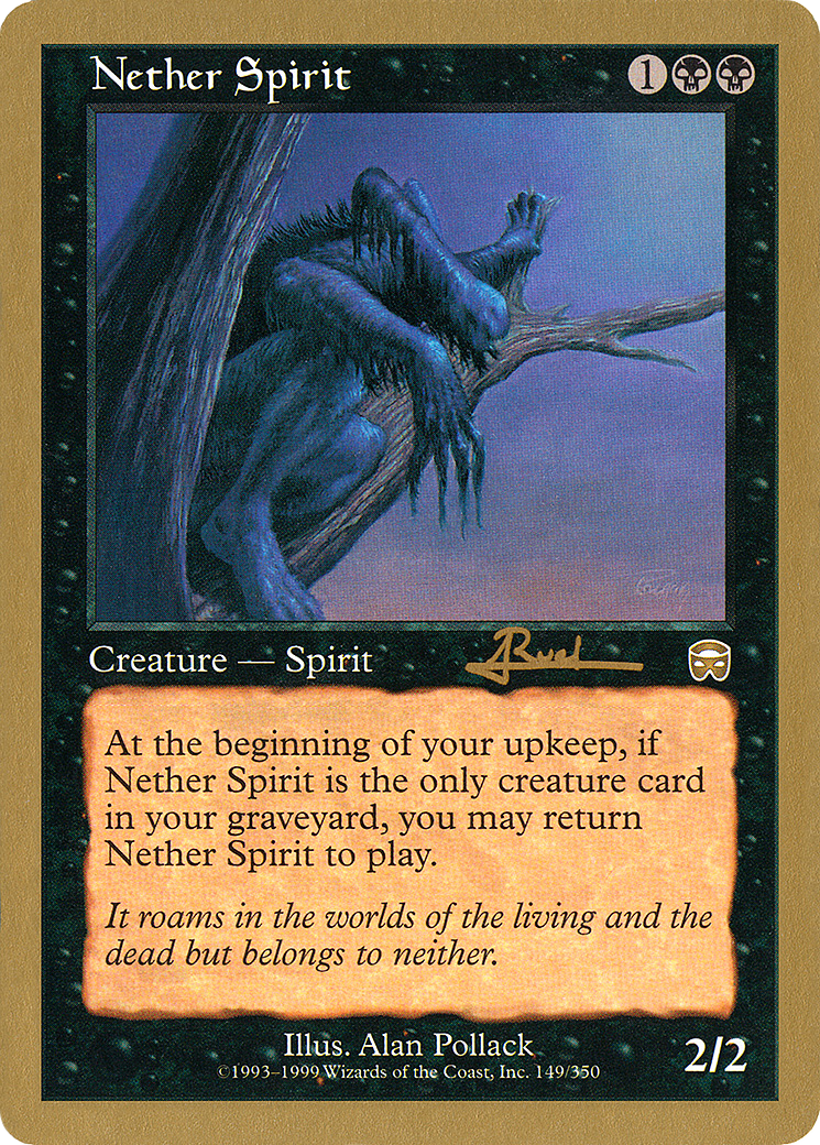 Image of Nether Spirit - 2001 Antoine Ruel (MMQ) (WCD-) - World Championship Decks 2001