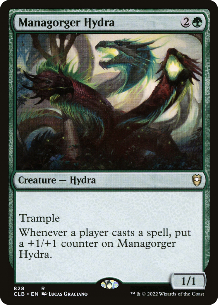 Image of Managorger Hydra (CLB-828) - Commander Legends: Battle for Baldur's Gate