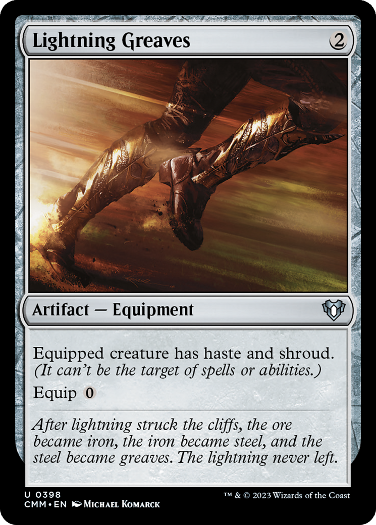 Image of Lightning Greaves (CMM-398) - Commander Masters Foil