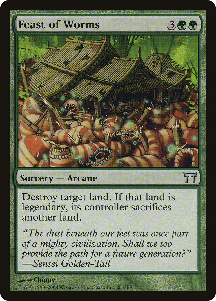 Image of Feast of Worms (CHK-207) - Champions of Kamigawa