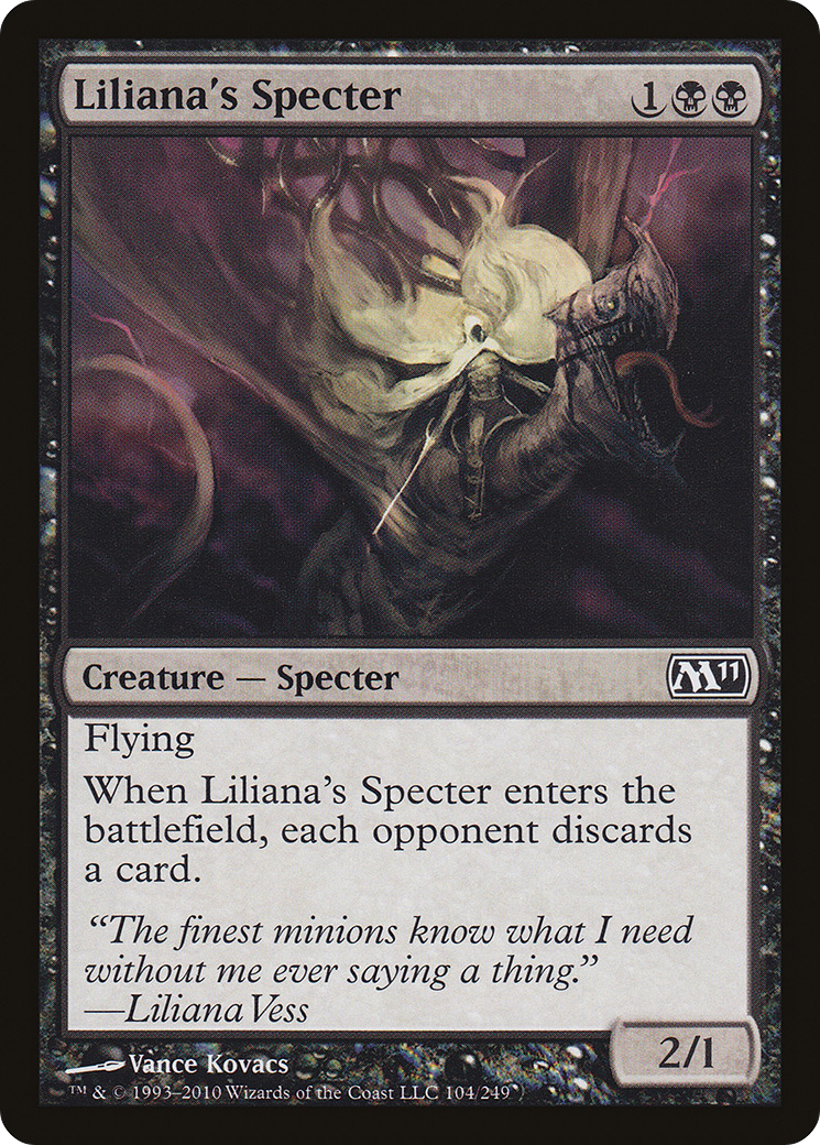 Image of Liliana's Specter (M11-104) - Magic 2011 Foil