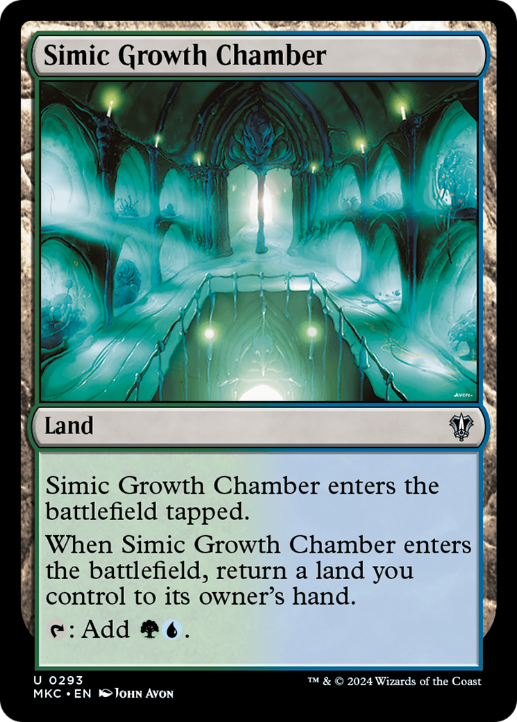 Image of Simic Growth Chamber (MKC-293) - Murders at Karlov Manor Commander