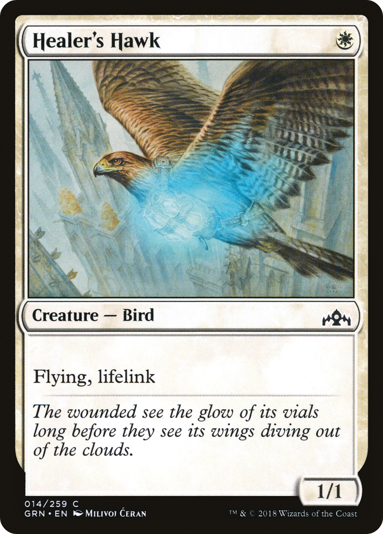 Image of Healer's Hawk (GRN-014) - Guilds of Ravnica