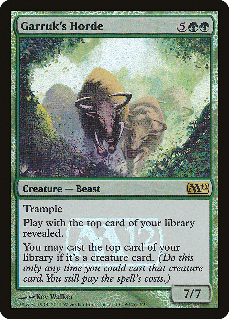 Image of Garruk's Horde (LARP-176) - Magic 2012 Promos Foil