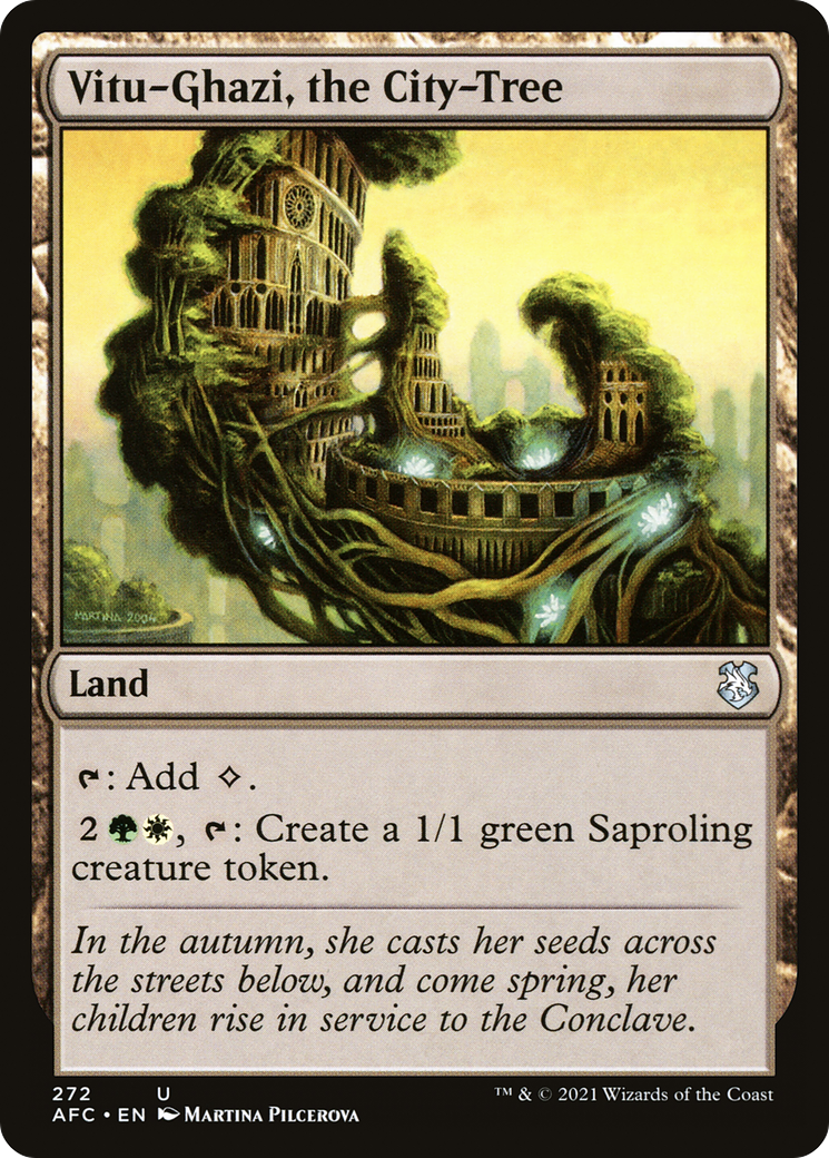 Image of Vitu-Ghazi, the City-Tree (AFC-272) - Forgotten Realms Commander
