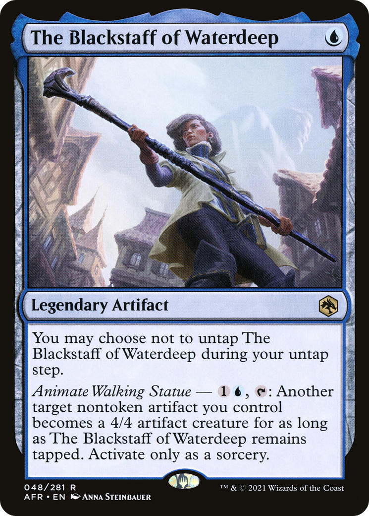 Image of The Blackstaff of Waterdeep (AFR-048) - Adventures in the Forgotten Realms Foil