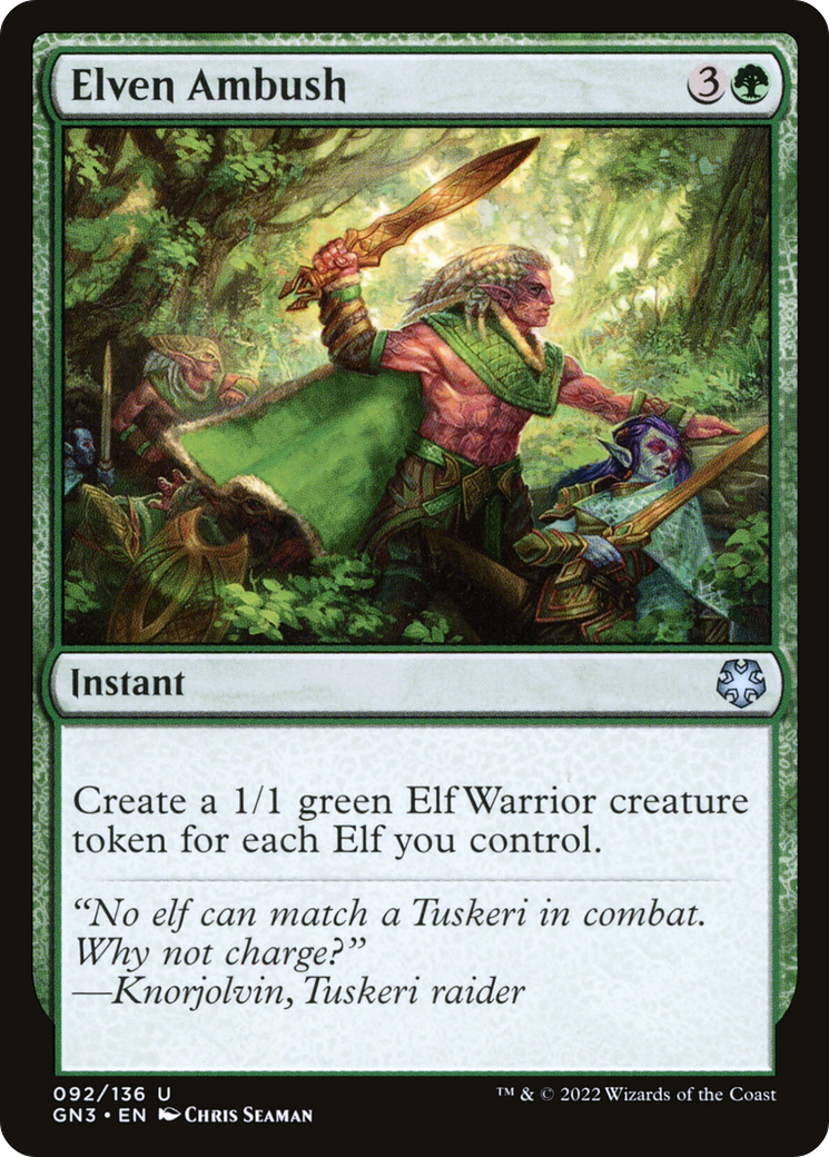 Image of Elven Ambush (GN3-092) - Game Night: Free-for-All