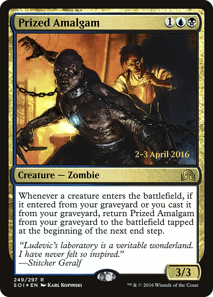 Image of Prized Amalgam (PRE-249) - Shadows over Innistrad Promos Foil