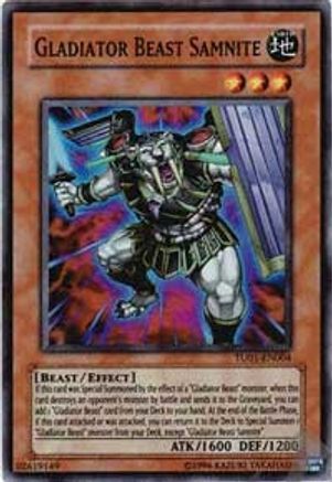 Image of Gladiator Beast Samnite (TU01-EN004) - Turbo Pack Booster One Pack Unlimited