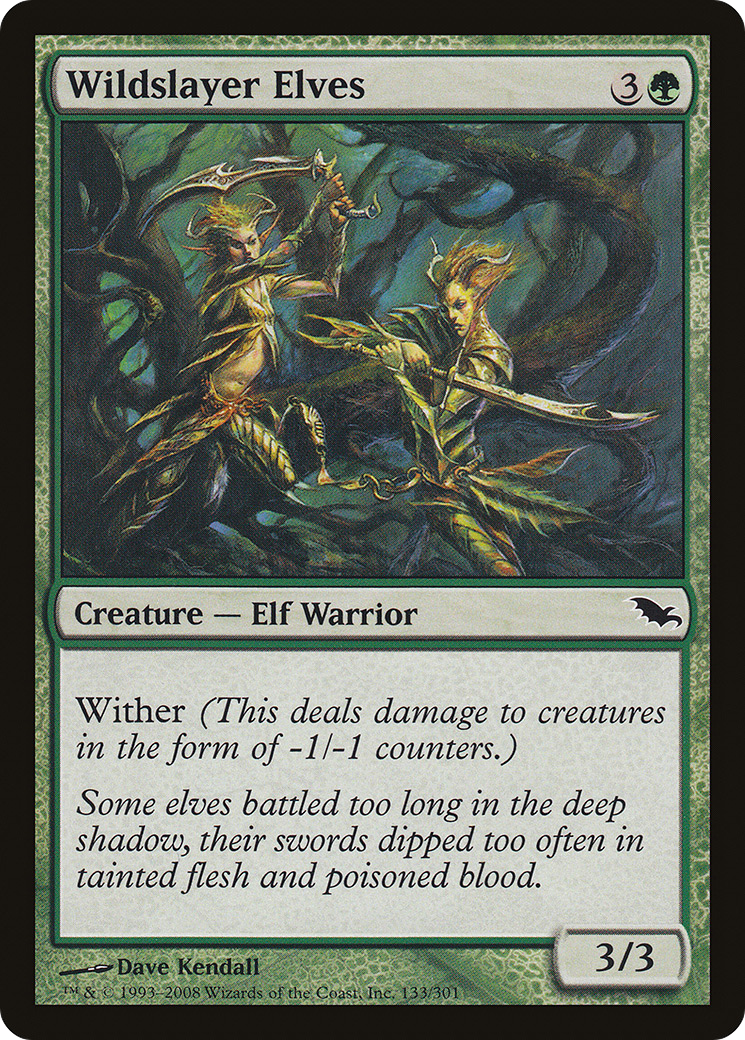 Image of Wildslayer Elves (SHM-133) - Shadowmoor