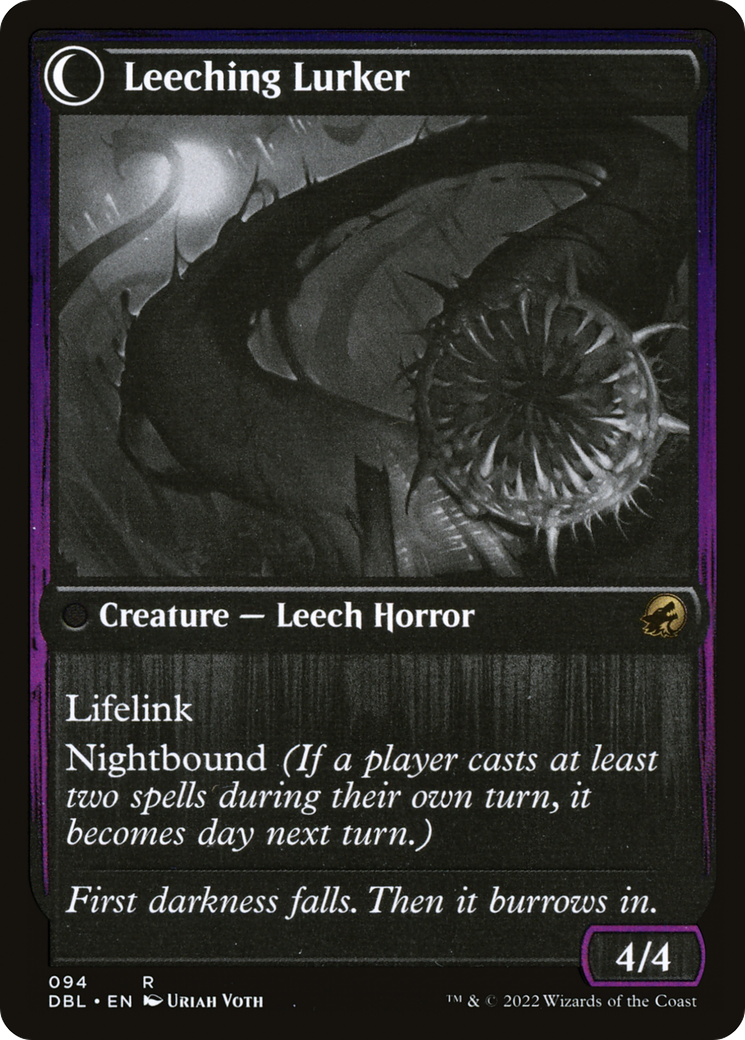 Image of Curse of Leeches (DBL-094) - Innistrad: Double Feature: (Double Faced Transform) Foil