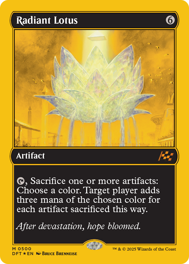 Image of Radiant Lotus (First-Place Foil) (DFT-500) - Aetherdrift Foil