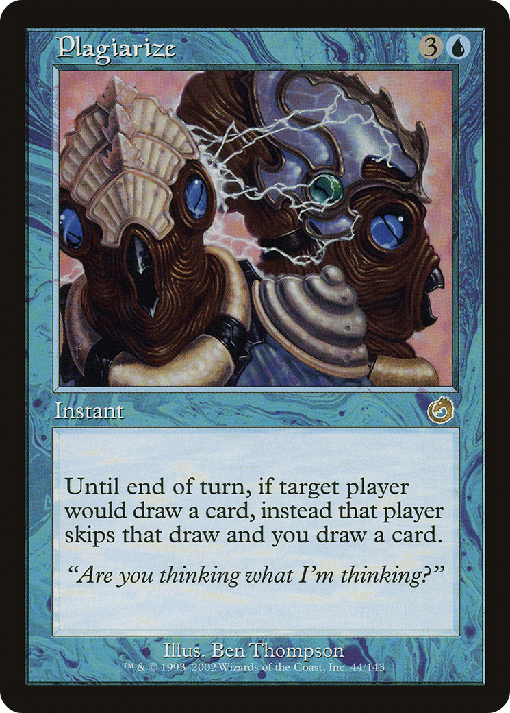 Image of Plagiarize (TOR-044) - Torment Foil