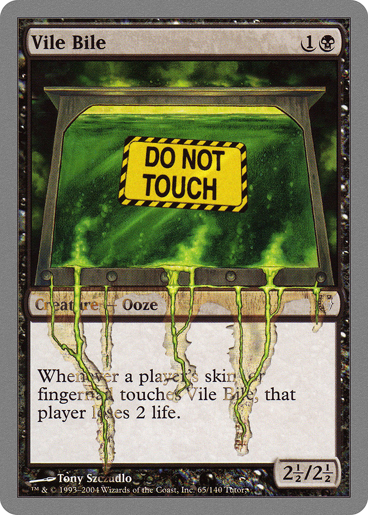Image of Vile Bile (UNH-065) - Unhinged Foil