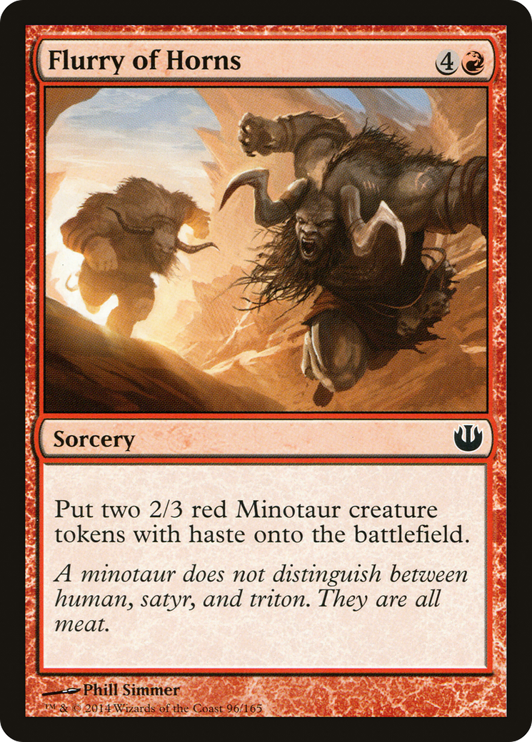 Image of Flurry of Horns (JOU-096) - Journey into Nyx Foil