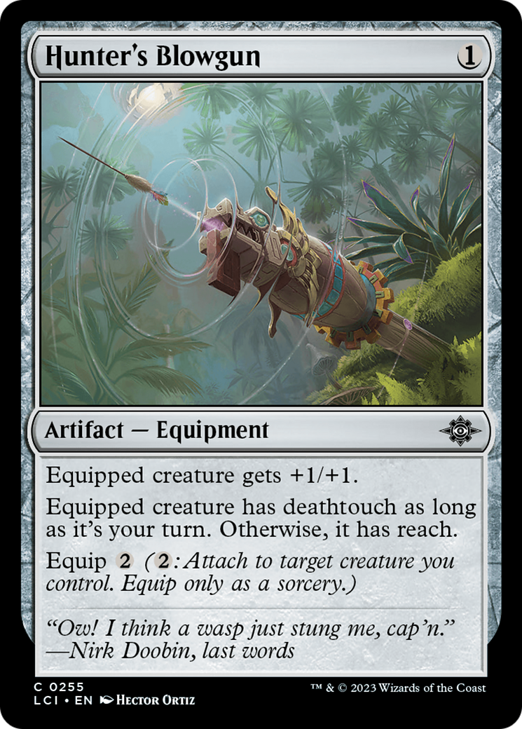 Image of Hunter's Blowgun (LCI-255) - The Lost Caverns of Ixalan