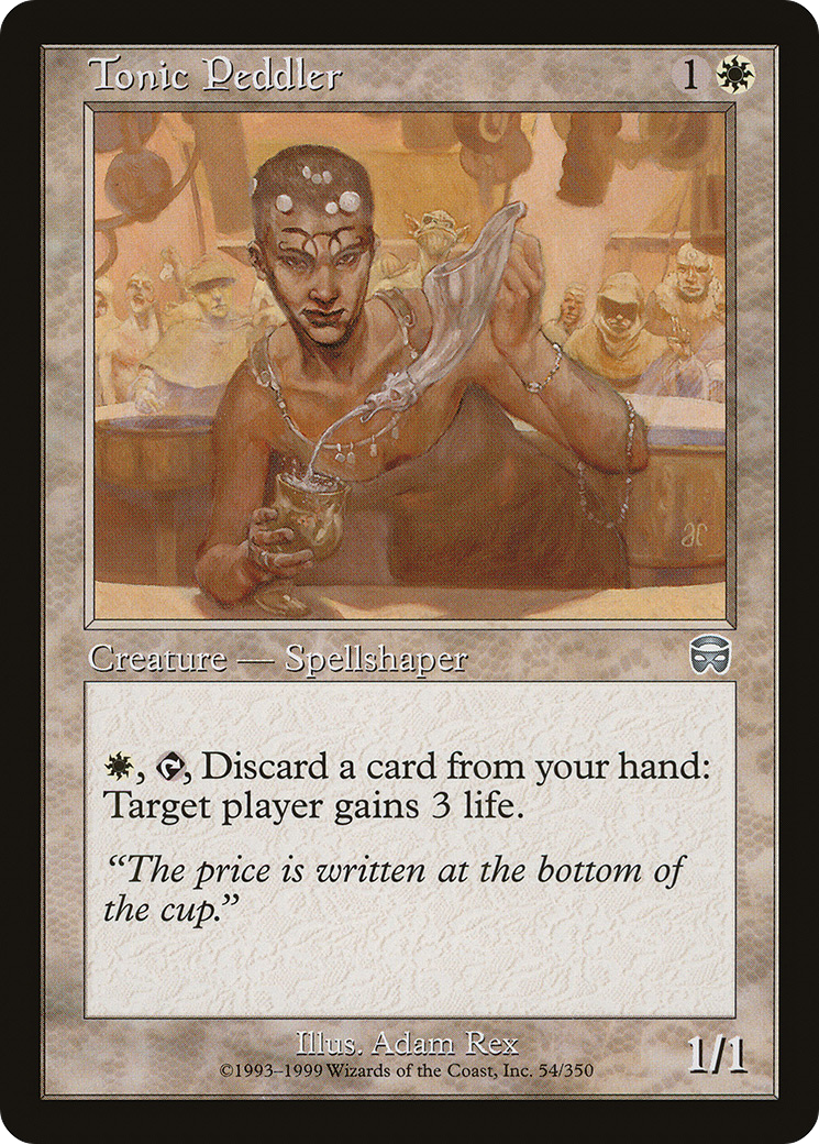 Image of Tonic Peddler (MMQ-054) - Mercadian Masques Foil