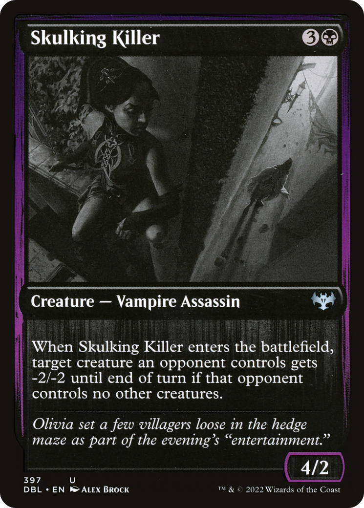 Image of Skulking Killer (DBL-397) - Innistrad: Double Feature Foil
