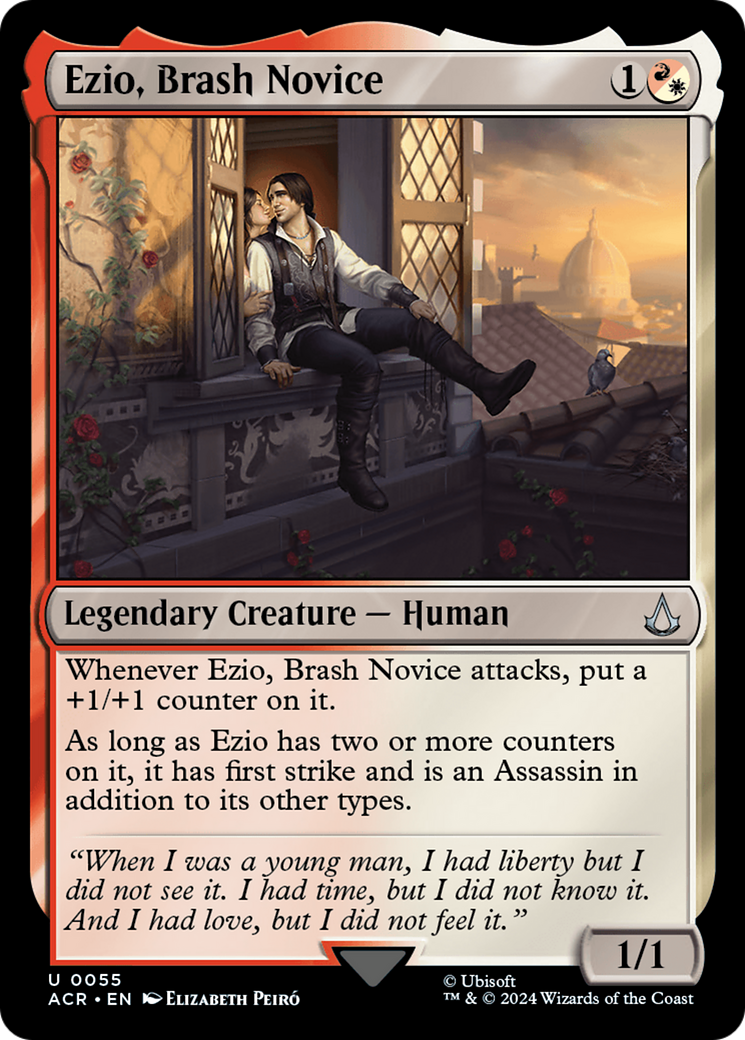 Image of Ezio, Brash Novice (ACR-055) - Assassin's Creed
