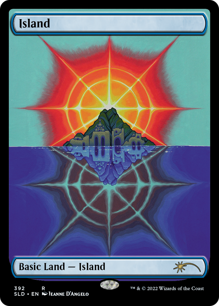 Image of Island (392) (SLD-392) - Secret Lair Drop: (Full Art) Foil