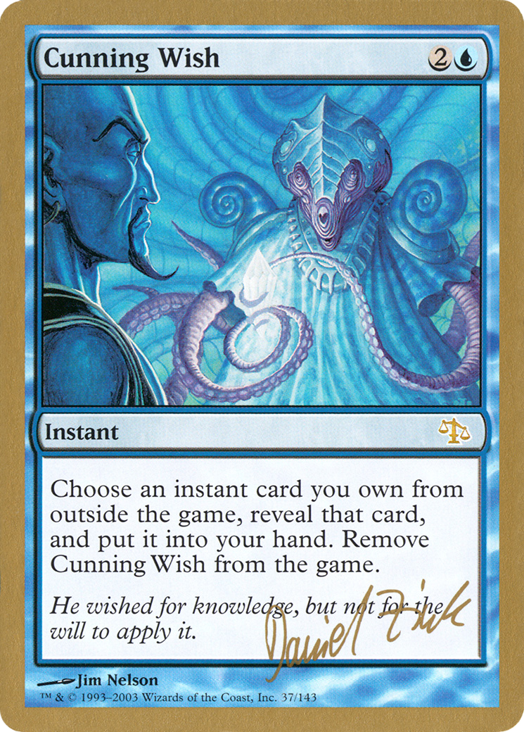 Image of Cunning Wish - 2003 Daniel Zink (JUD) (WCD-) - World Championship Decks 2003