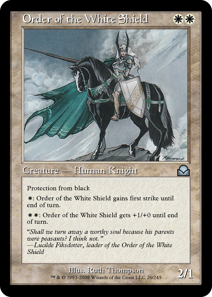 Image of Order of the White Shield (ME2-026) - Masters Edition II