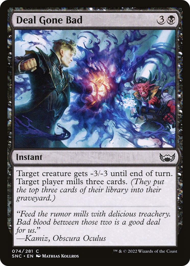 Image of Deal Gone Bad (SNC-074) - Streets of New Capenna Foil
