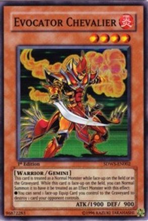 Image of Evocator Chevalier (SDWS-EN002) - Structure Deck: Warriors' Strike 1st Edition