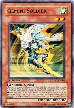 Image of Gemini Soldier (SDWS-EN004) - Structure Deck: Warriors' Strike 1st Edition